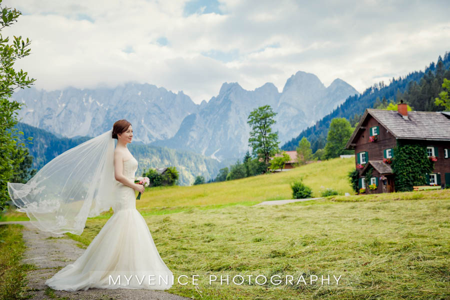 奥地利旅拍, 欧洲婚纱照, 阿尔施塔特, 海外婚纱摄影, hallstatt, austria