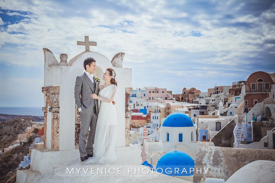 圣托里尼婚纱摄影，圣岛婚纱照，欧洲旅拍，Santorini wedding